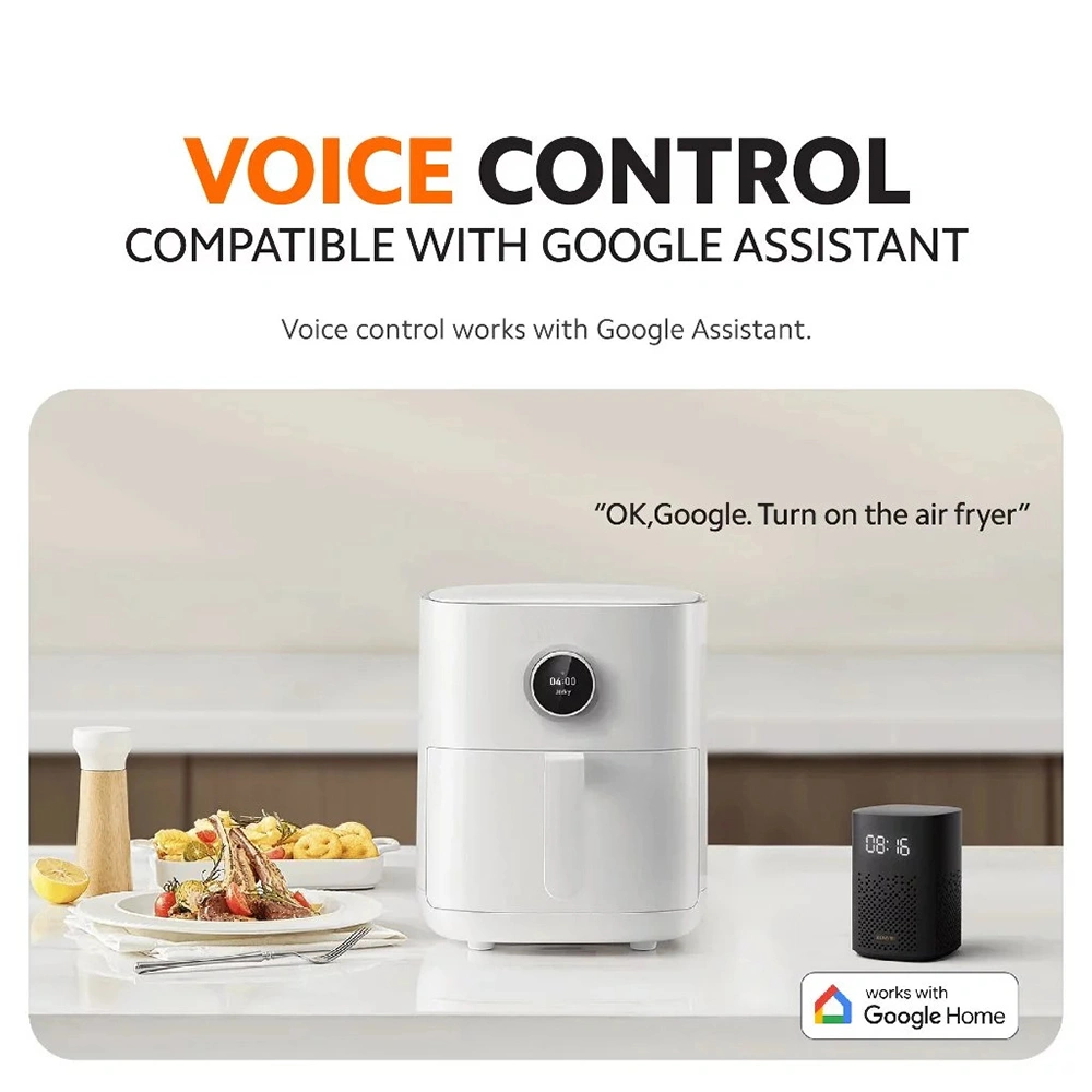Xiaomi Smart Air Fryer 4.5L MAF14 with App and Voice Control – 1500W Healthy Oil-Free Cooking