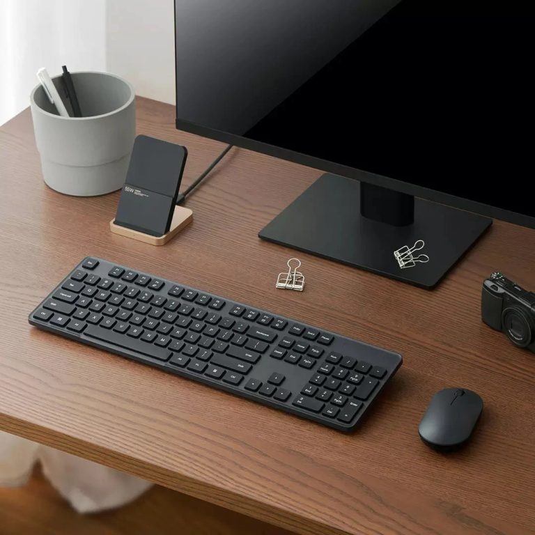 Xiaomi Wireless Keyboard and Mouse Combo WXJS02YM with 104 keys and USB receiver for PC and laptop