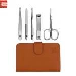 Xiaomi Youpin Huohou 5PCS Stainless Steel Nail Clipper Set HU0061 Grooming Kit