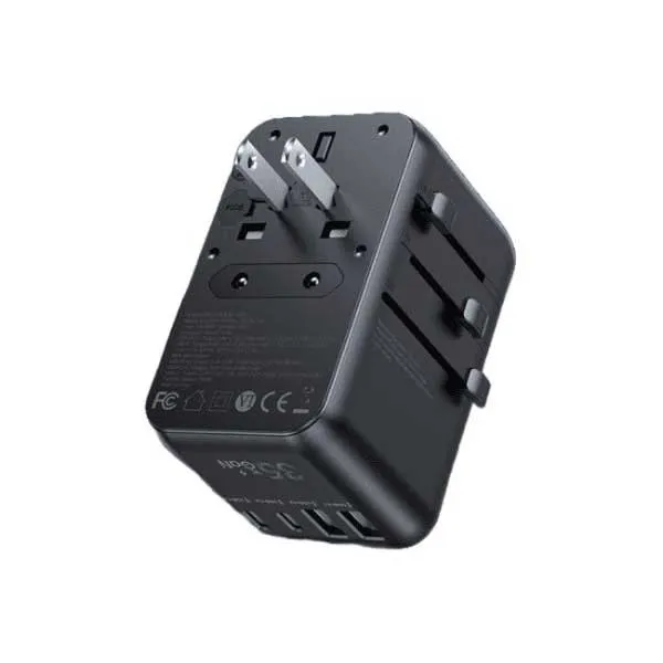 XUNDD XDCH-089 35W Universal Travel Charging Adapter with USB-C PD and USB-A QC, Global Plug Compatibility