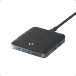 Anker 130W 6 Port PIQ 3.0 and GaN Nano Fast Charger A2155 with USB C and USB A ports for laptops phones and tablets