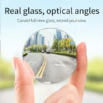 Baseus 2pcs Car Rear View Blind Spot Mirror Full Vision 360 Degree Wide Anger Parking Assistant Mirror