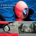 Baseus 2pcs Car Rear View Blind Spot Mirror Full Vision 360 Degree Wide Anger Parking Assistant Mirror