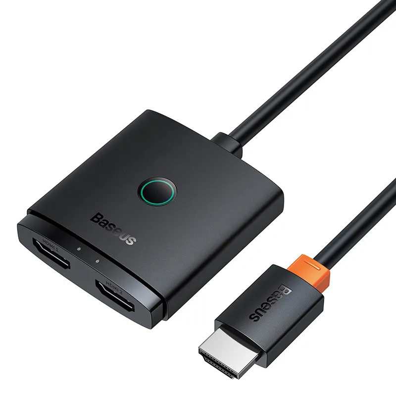 Baseus AirJoy Series 2-in-1 HDMI Switcher (BS-OH114) – 4K@60Hz, Dual Mode