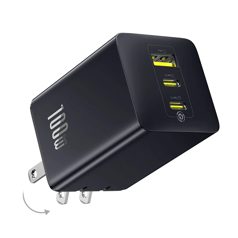 Baseus EnerFill FE11 100W Fast Charger for MacBook Laptop with USB-C Cable | E Club