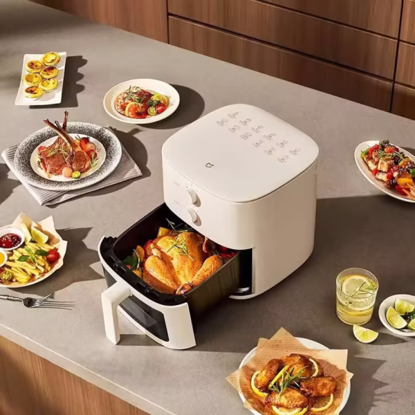 Mijia Smart Air Fryer N1 5L – Transparent Window, Flip-Free Cooking, 1200W Power