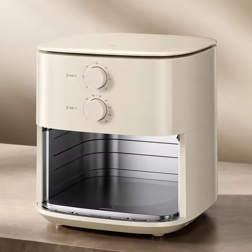 Mijia Smart Air Fryer N1 5L – Transparent Window, Flip-Free Cooking, 1200W Power
