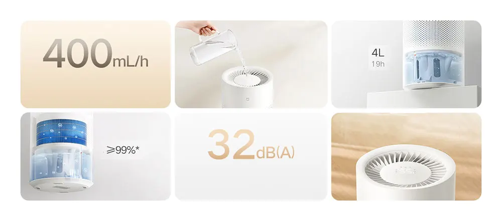 Xiaomi Mijia Mist Free Humidifier 3 (400) – CJSJSQ02XY