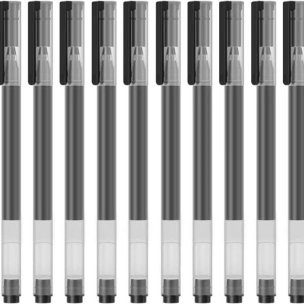 Xiaomi Mi High-Capacity Super Long-last Writing Jumbo Gel Pen 10pcs - Black