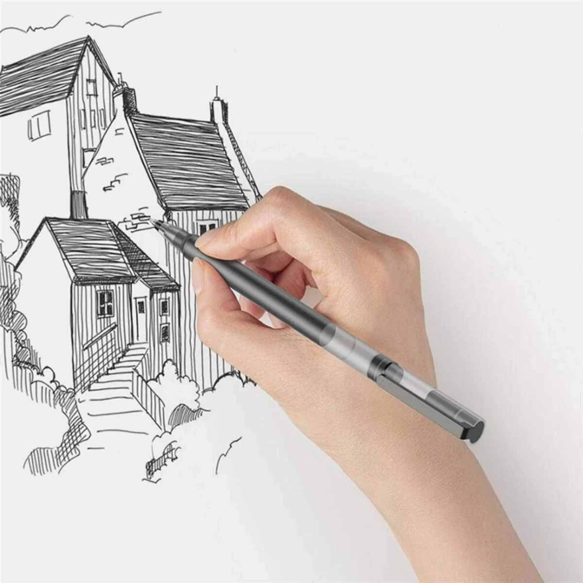 Xiaomi Mi High-Capacity Super Long-last Writing Jumbo Gel Pen 10pcs - Black