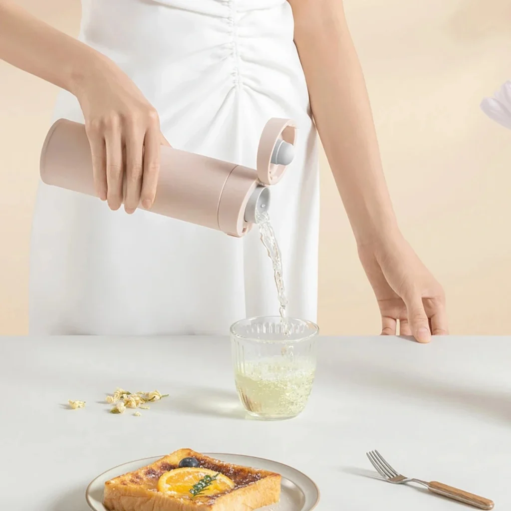 Xiaomi Mijia Thermos Cup Flip Version 2 MJTGB01PL 480ml – Stainless Steel Portable Bottle