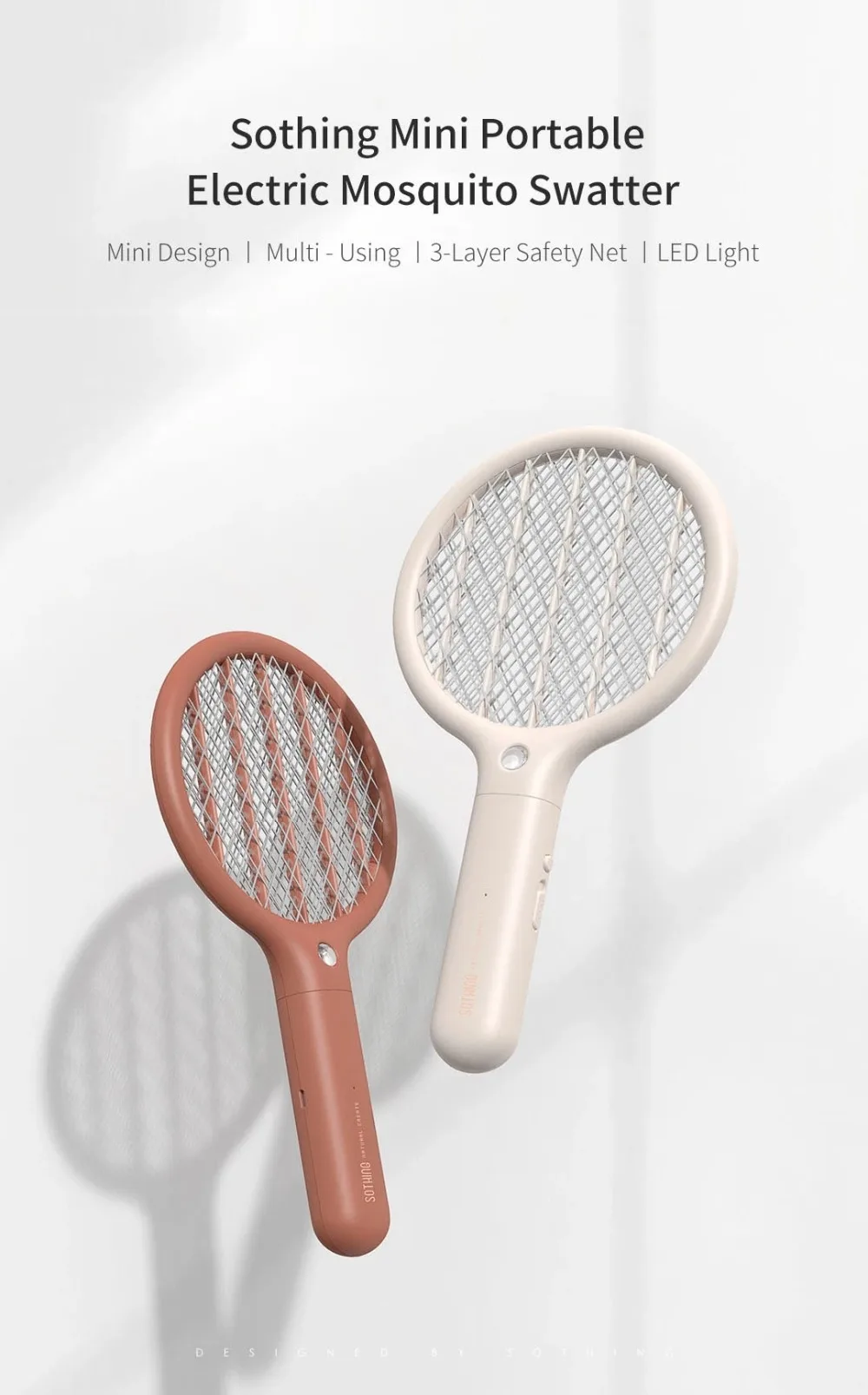 Xiaomi Sothing Mini Mosquito Electric Swatter (DSHJ-S-1914)