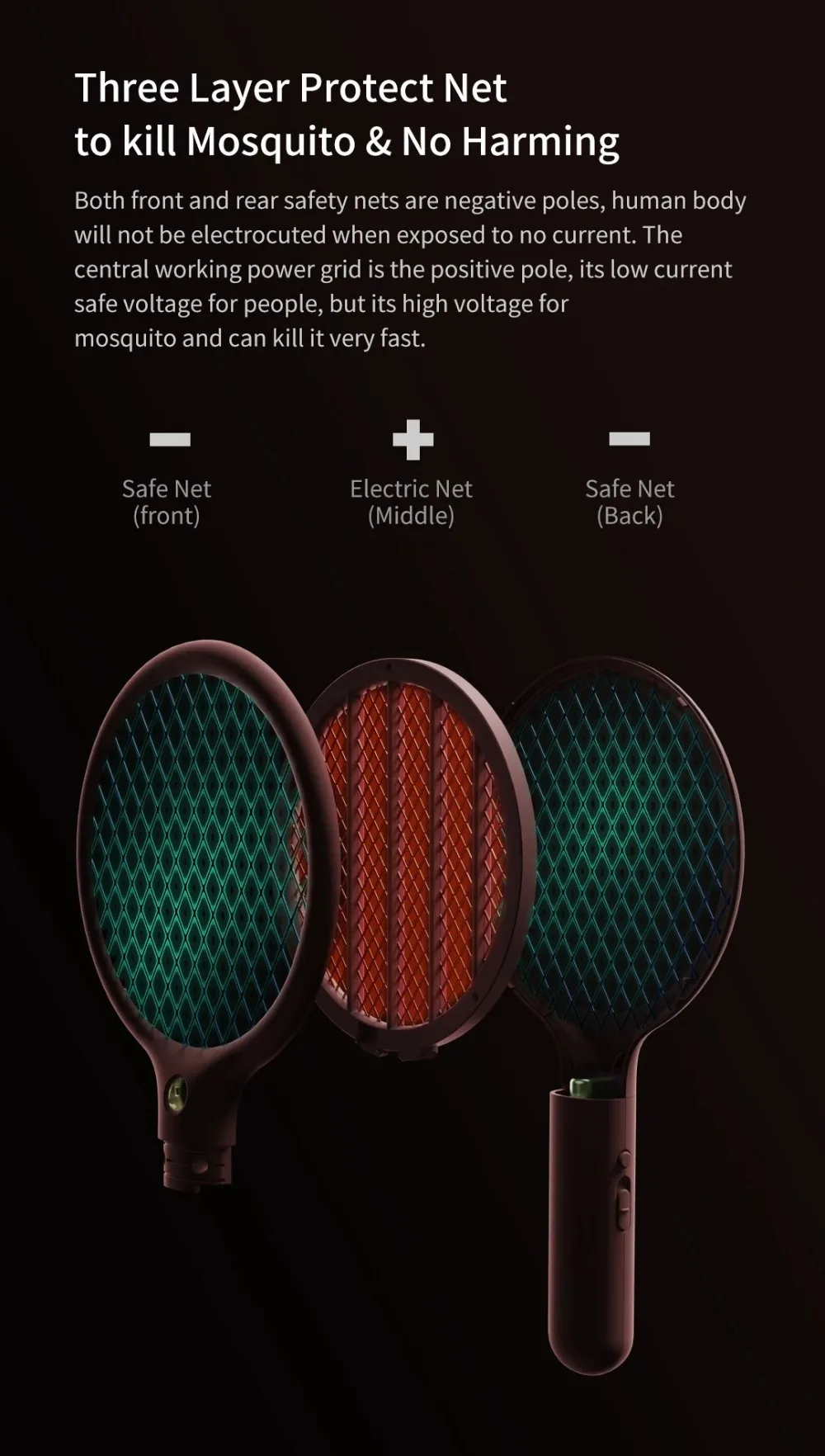 Xiaomi Sothing Mini Mosquito Electric Swatter (DSHJ-S-1914)