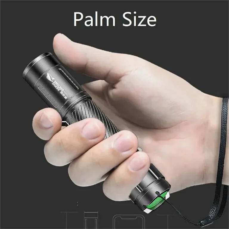 SMILING SHARK SD7115 Flashlight Strong Light Charging Ultra Bright Range Features: Lamp Model:SD-7115 Material: Aluminum alloy Battery: Built-in large capacity Lithium battery. Gears: Modes(Strong light, Middle light,Strobe SOS) Portable Metal Clip Design:SD-7115E Flash light has metal clip design,which is portable and easy to carry. Widely Used: Suitable for yard,garden,barbecue orCamping Hiking and other outdoor activities. Easy to Operate- This light can switch modes by pressing a button (Strong light,Middle light,Strobe,SOS). Waterproof – Flashlight with Waterproof, make this flashlight perfect for using in the raining, snowing,but it can not be used underwater.