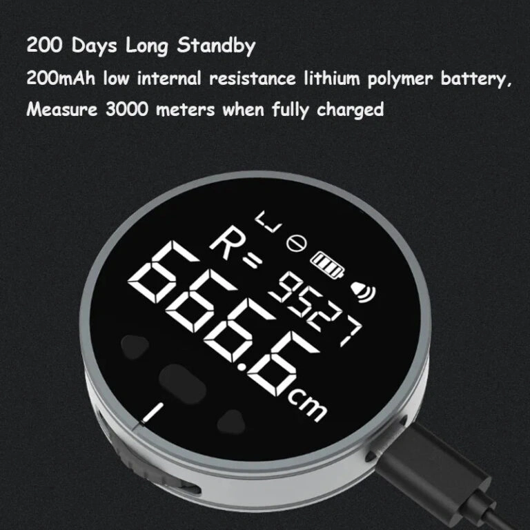 Xiaomi ATuMan Mini Q Digital Electronic Ruler DUKA Q2 with 99.9m range and Type-C charging
