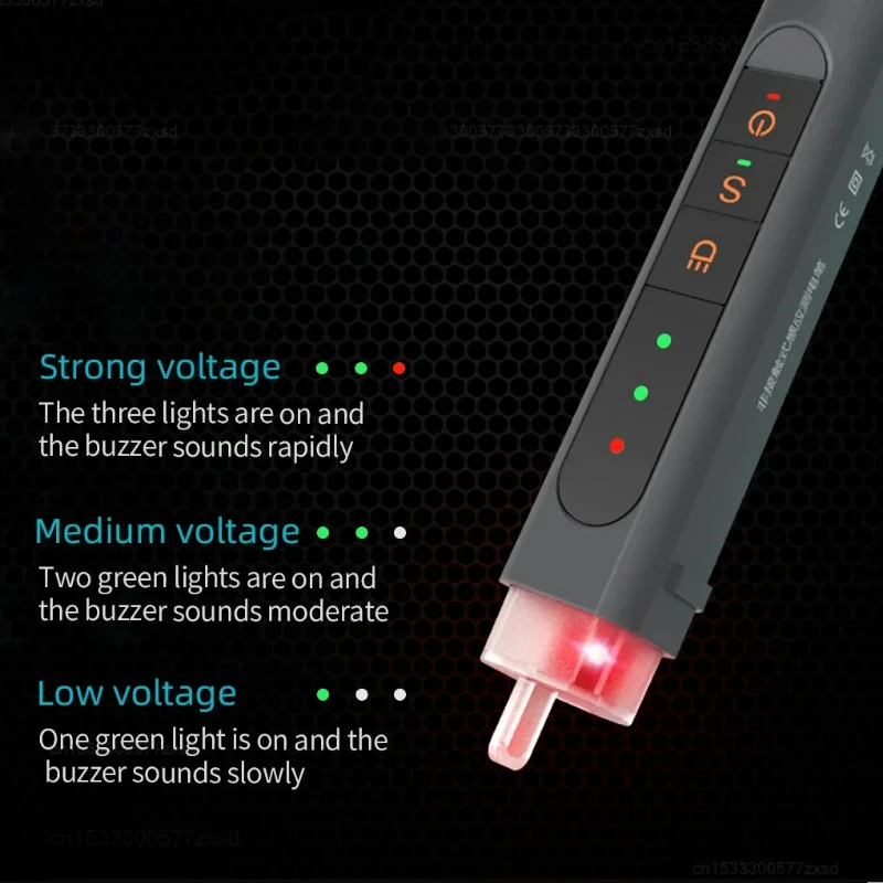 Xiaomi JIMIHOME Non-Contact Electrical Test Pen JM-G2704 12V-1000V Voltage Detector