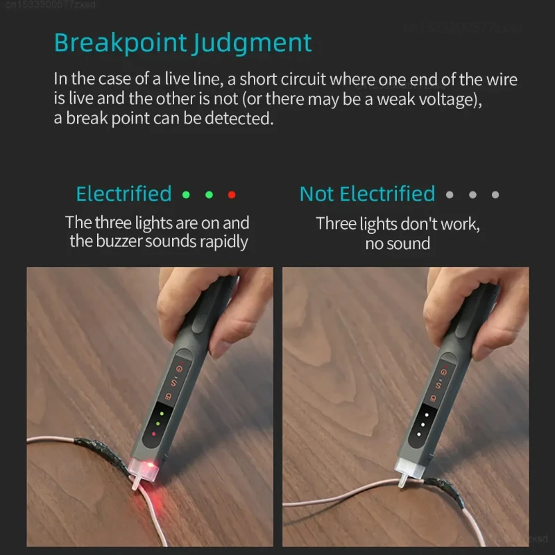 Xiaomi JIMIHOME Non-Contact Electrical Test Pen JM-G2704 12V-1000V Voltage Detector