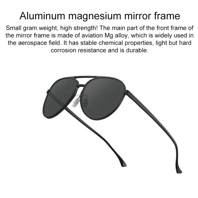 Xiaomi Mijia Luke UV400 Polarized Sunglasses with aluminum-magnesium frame and TAC lenses