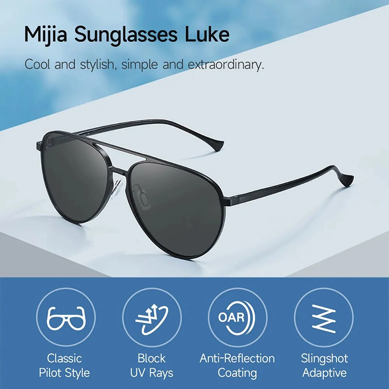 Xiaomi Mijia Luke UV400 Polarized Sunglasses with aluminum-magnesium frame and TAC lenses