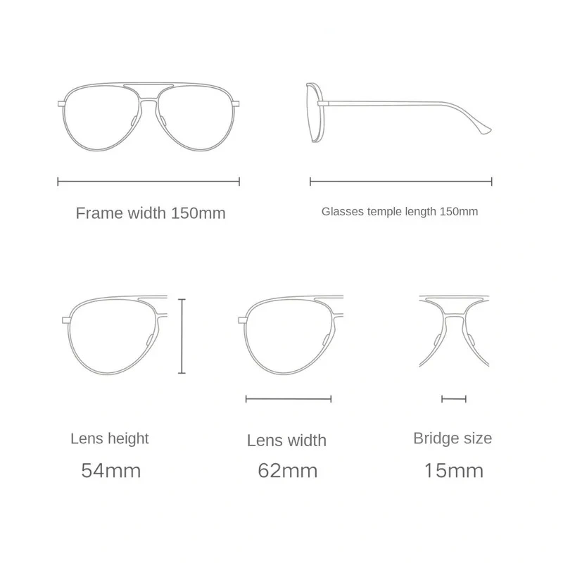 Xiaomi Mijia Luke UV400 Polarized Sunglasses with aluminum-magnesium frame and TAC lenses