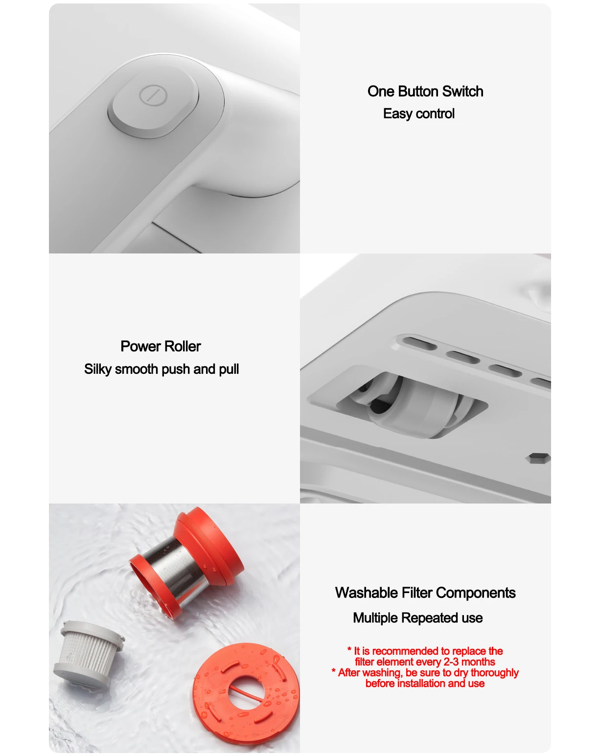 Xiaomi Mijia Mite Remover 2 UV Vacuum Cleaner with 12000Pa Suction and Hot Air Drying