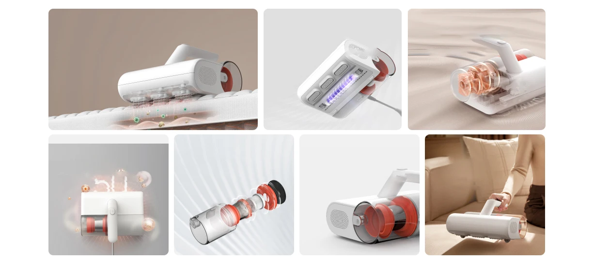 Xiaomi Mijia Mite Remover 2 UV Vacuum Cleaner with 12000Pa Suction and Hot Air Drying