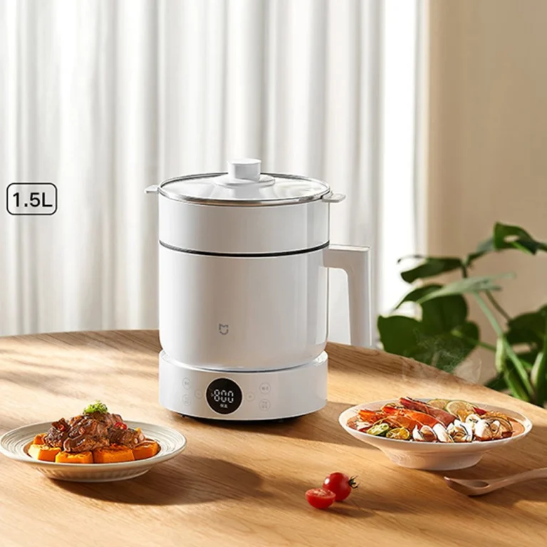 Xiaomi Mijia Multi-functional Electric Cooker MEC01 1.5L with Steamer – 1000W Fast Cooking