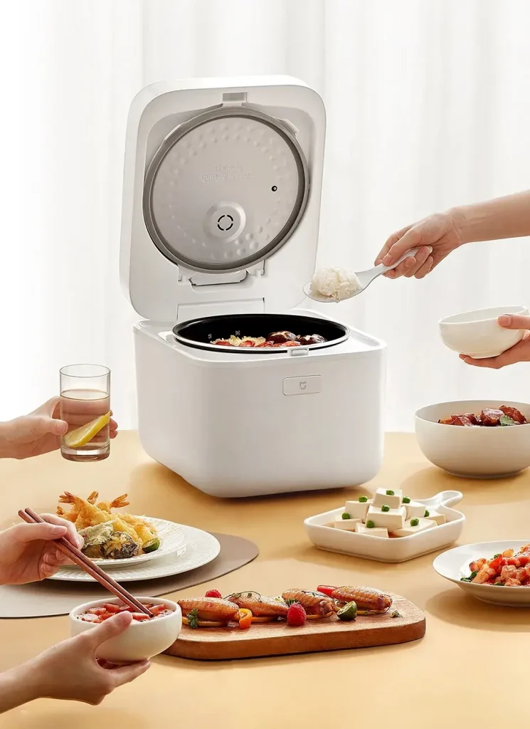 Xiaomi Mijia 4L Quick Cook Rice Cooker MFB08M with Steamer Tray – 860W Smart Cooking