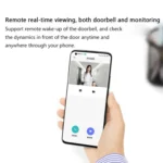 Xiaomi Smart Doorbell 3 MJML05-FJ with 2K Ultra HD, AI Motion Detection, Night Vision, and 5200mAh Battery