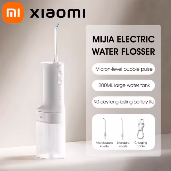 Xiaomi Water Flosser 2 MEO705 portable cordless oral irrigator with 3 cleaning modes and 200mL water tank