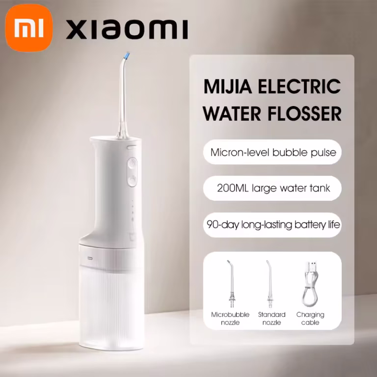 Xiaomi Water Flosser 2 MEO705 portable cordless oral irrigator with 3 cleaning modes and 200mL water tank