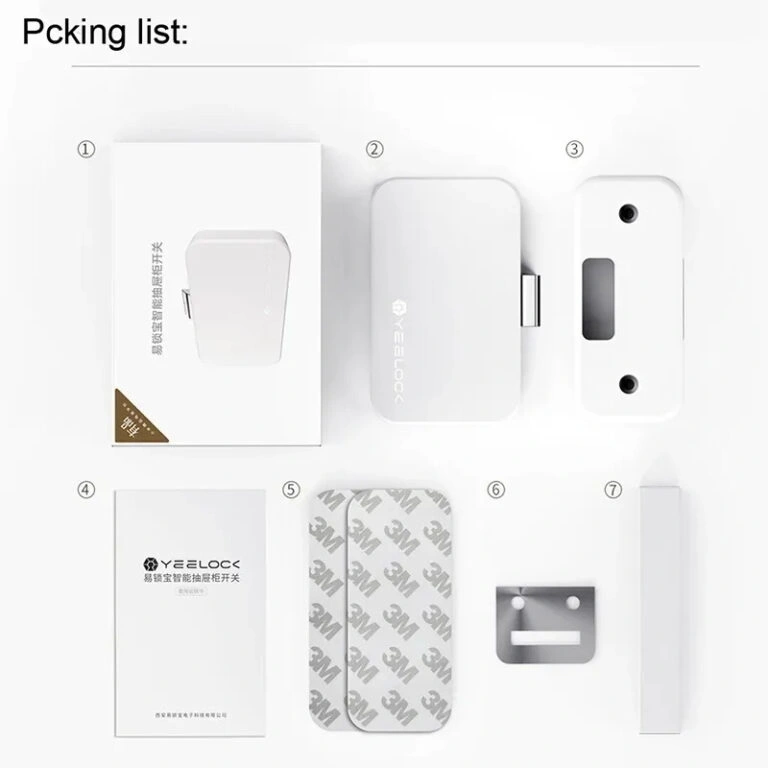 Xiaomi Yeelock Smart Drawer & Cabinet Lock Bluetooth Keyless Safety for Home and Office
