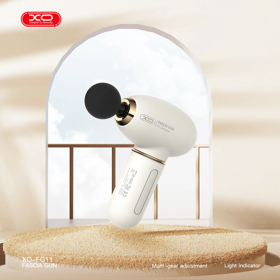 XO Mini Smart Fascia Gun XO-FG11 Portable Massage Gun with 4 Speeds