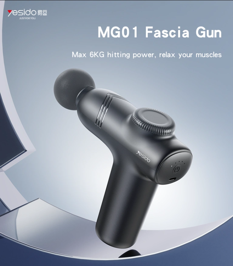 Yesido MG01 Massage Gun with Type-C Charging and 5 Speed Settings