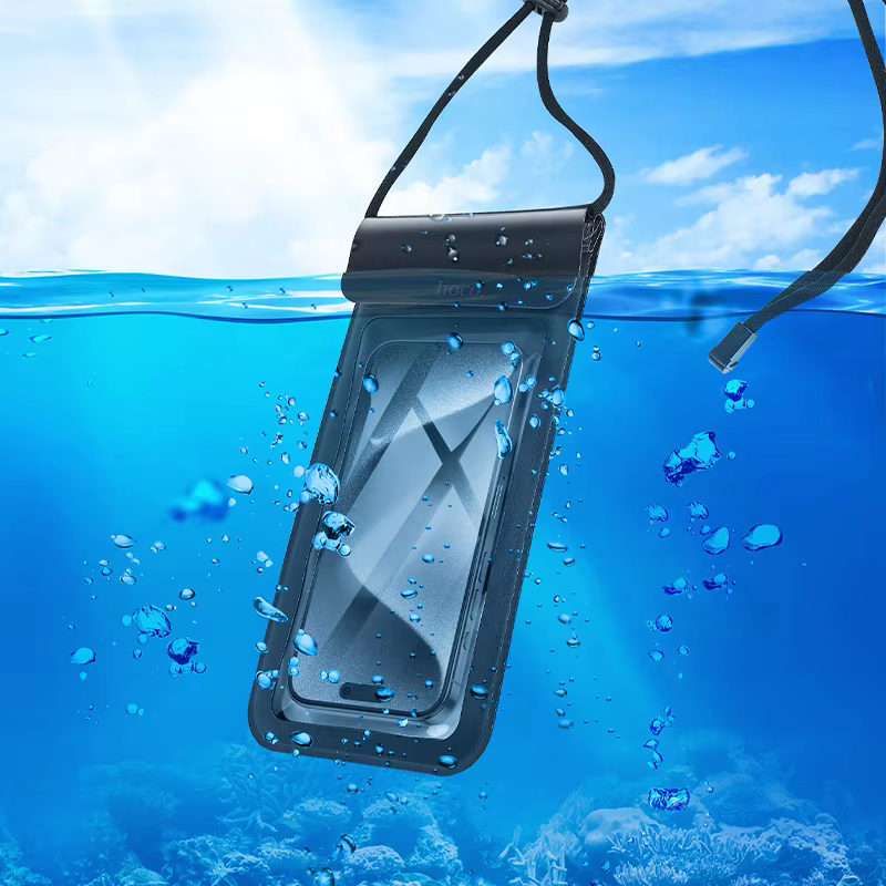 hoco-hx53-ip68-universal-waterproof-phone-pouch-case-underwater-dry-bag