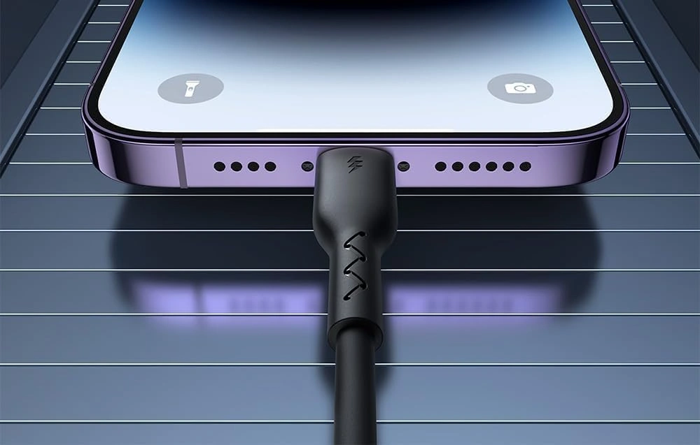 JOYROOM A38 Easy Travel Series Type-C to Lightning Coiled Data Cable 1.5m with safe fast charging