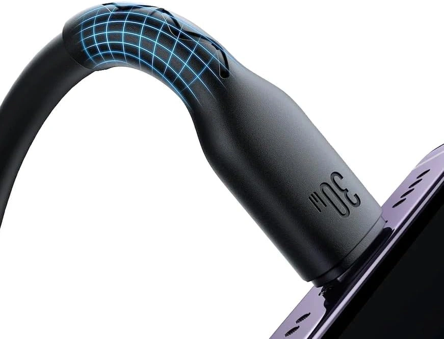 JOYROOM A38 Easy Travel Series Type-C to Lightning Coiled Data Cable 1.5m with safe fast charging