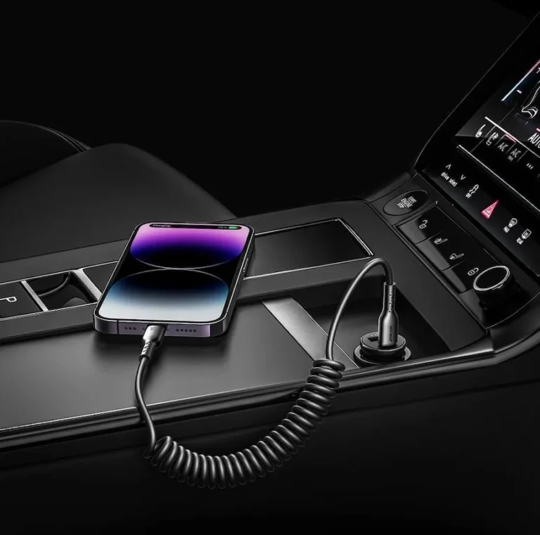 JOYROOM A38 Easy Travel Series Type-C to Lightning Coiled Data Cable 1.5m with safe fast charging