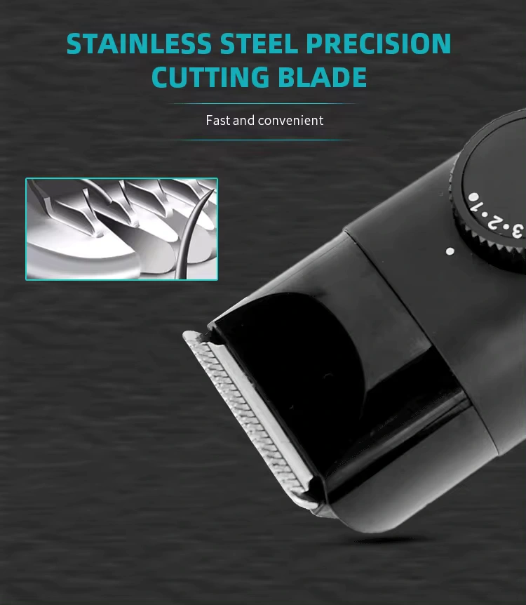 PRITECH PR-2388 Beard Trimmer IPX6 Waterproof Rechargeable Hair Trimmer with Stainless Steel Blades