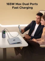 UGREEN Nexode 20000mAh 165W Power Bank with Built-in Retractable USB-C Cable for Laptop and Phone Fast Charging