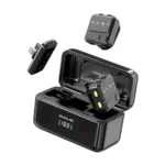 WiWU Wi-WM005 Duo Wireless Microphone with ANC Noise Cancellation and Dual Lightning Type-C Receiver