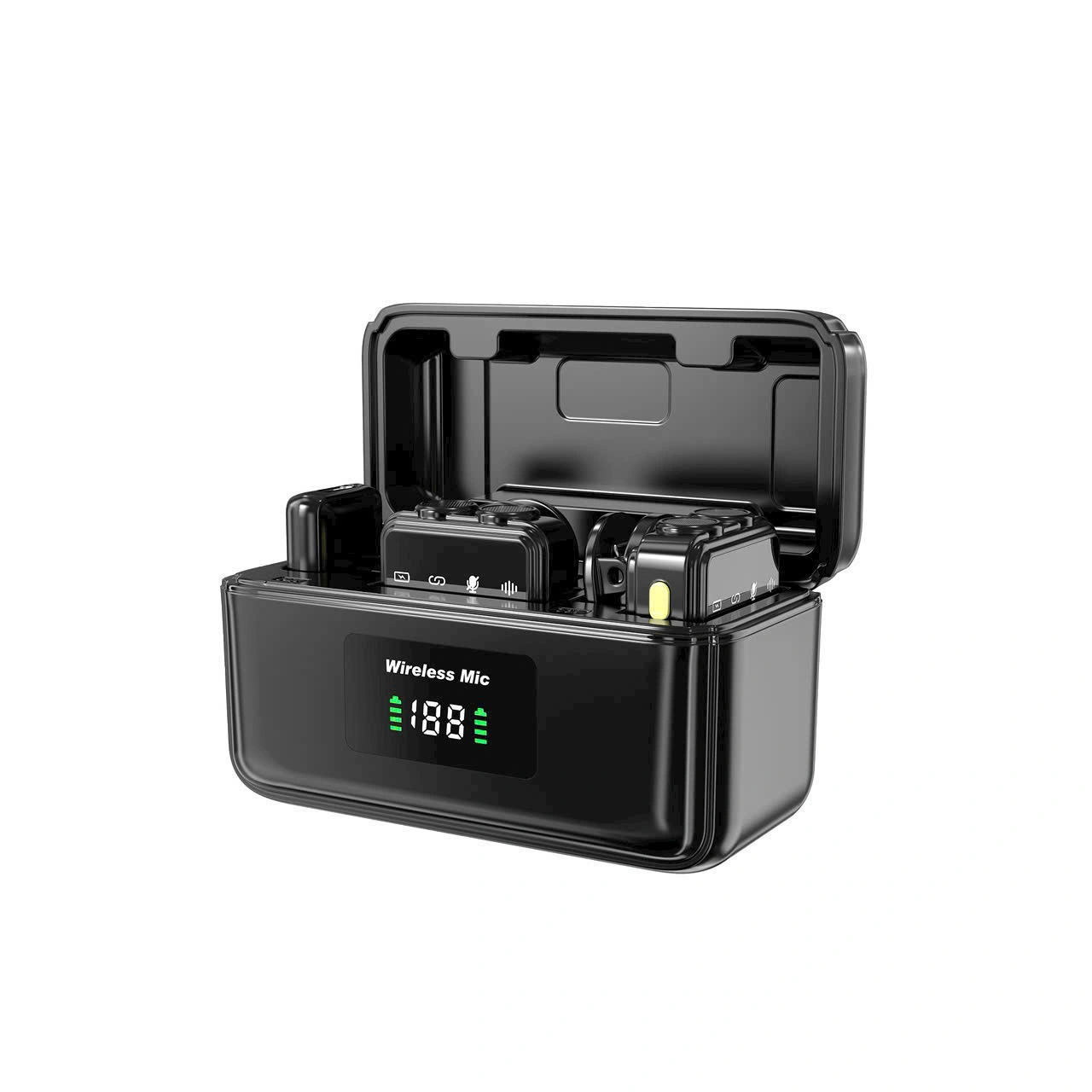 WiWU Wi-WM005 Duo Wireless Microphone with ANC Noise Cancellation and Dual Lightning Type-C Receiver