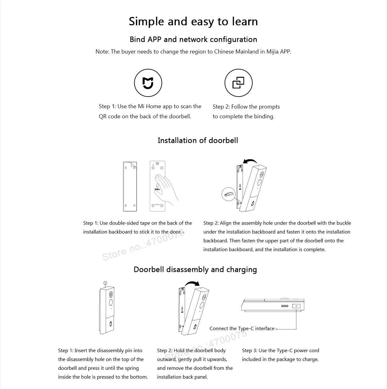 xiaomi-smart-doorbell-4-3mp-hd-wireless-video-doorbell-infrared-night-vision-160-degree-wide-angle-mi-home-app-cn-version