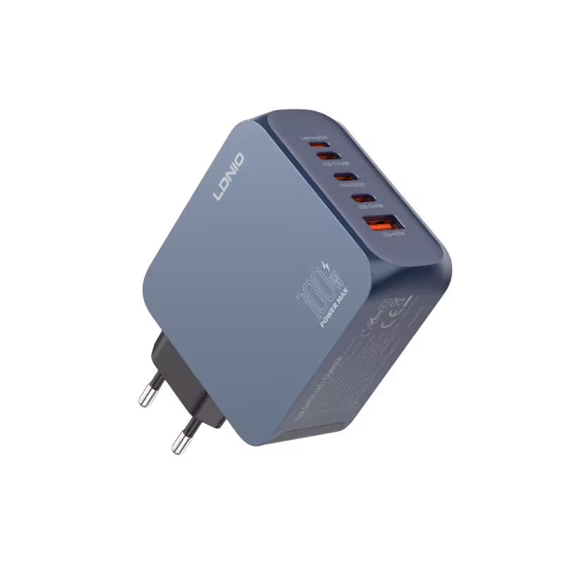 ldnio-q8-gan-100w-multi-port-super-fast-charger
