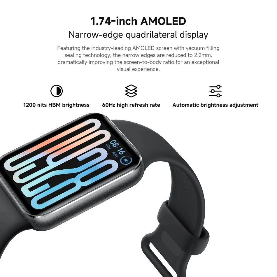Xiaomi Band 9 Pro 1.74 Inch AMOLED Smart Fitness Tracker with GPS and 150 Sports Modes