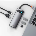 Baseus Metal Gleam Series 5-in-1 Type-C HUB Docking Station 100W PD 4K HDMI Dark Grey CAHUB-CX0G