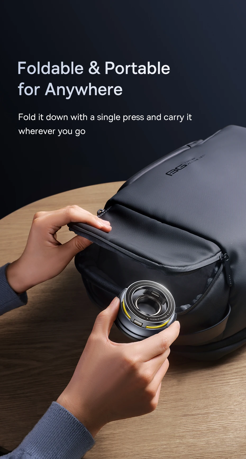 Baseus PrimeTrip VC2 Flex Vacuum Magnetic Car Phone Holder 360° Rotation Stand for iPhone Samsung Xiaomi