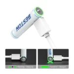 Beston AAA 400mAh USB-C Rechargeable Lithium Battery 1.5V 4PCS Pack