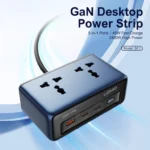 LDNIO SC1 45W GaN PD Universal Socket Power Strip 2500W with fast USB-C charging and universal plug design