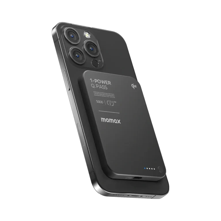 Momax Q.MAG X 5000mAh Magnetic Wireless Power Bank MagSafe Compatible